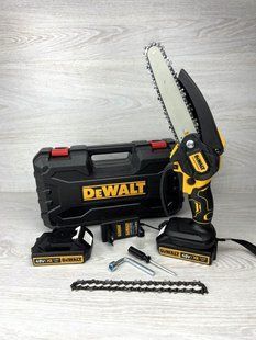 DeWalt мини-пила аккумуляторная 36V, шина 15 см, 2 АКБ  DWS15241 фото