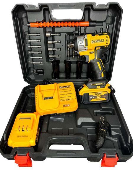 DeWalt гайковерт акумуляторний 48V з набором головок ,2 АКБ 6Ah DWI4812 фото