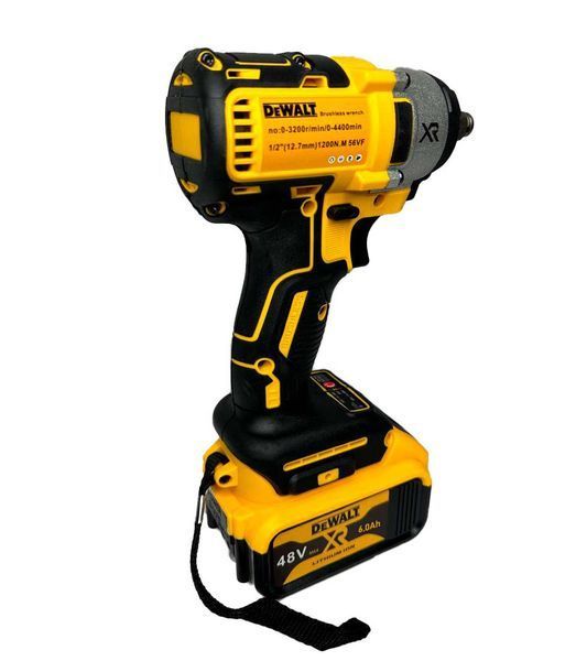 DeWalt гайковерт акумуляторний 48V з набором головок ,2 АКБ 6Ah DWI4812 фото