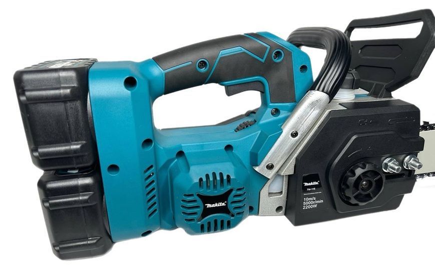 Makita пила акумуляторна 16" 48V з автозмащуванням ,2 АКБ 6Ah + кейс MKS1615 фото