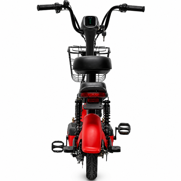 Електроскутер Crosser Mini 450W 48 V 12 Ah, електровелосипед до 30 км/год, компактний міський з кошиком 000-009 фото