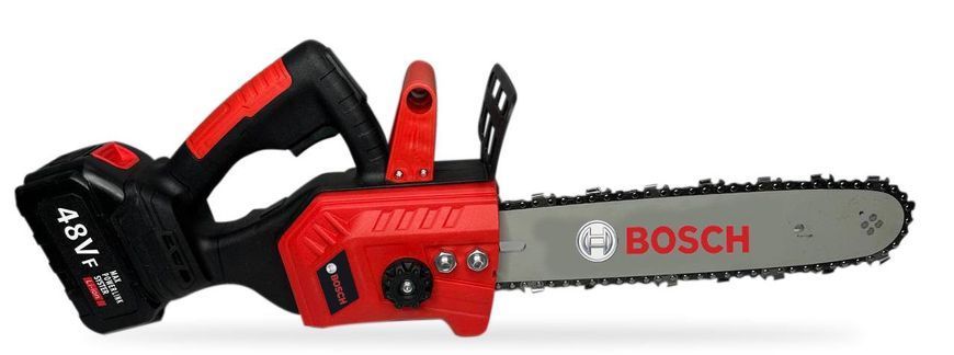 Bosch пила аккумуляторная 12" 48V с автосмазкой, 2 АКБ 4Ah + кейс BSS12181 фото