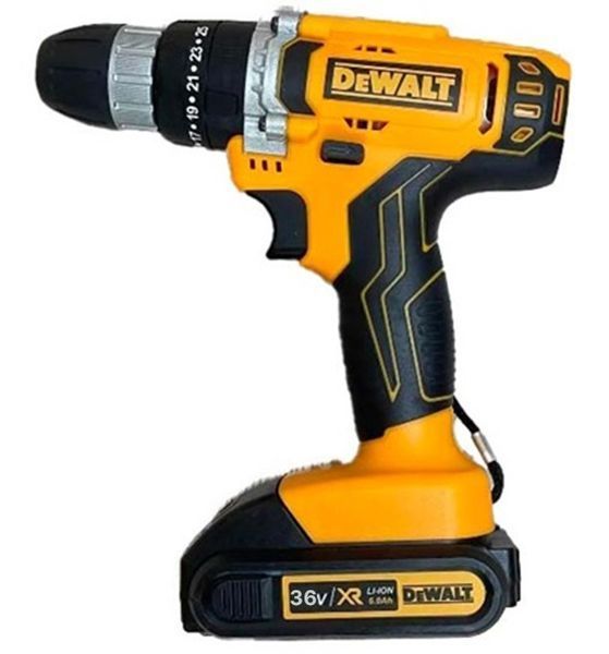 DeWalt шуруповерт акумуляторний 36V + 40 інструментів, 2 АКБ 5Ah DWD36231 фото