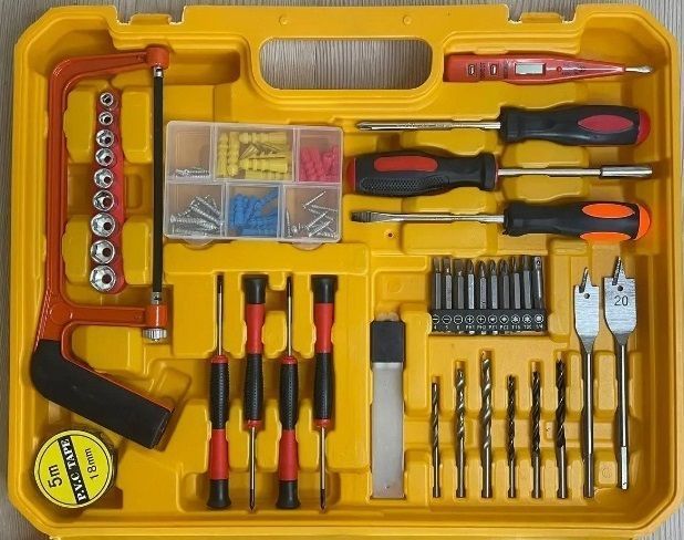 DeWalt шуруповерт акумуляторний 36V + 40 інструментів, 2 АКБ 5Ah DWD36231 фото