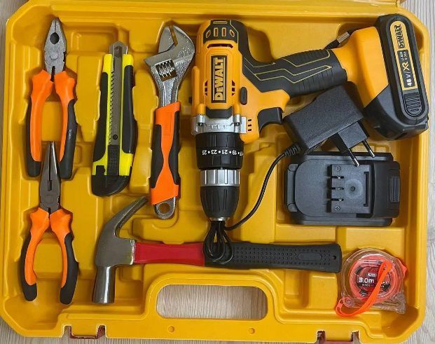DeWalt шуруповерт акумуляторний 36V + 40 інструментів, 2 АКБ 5Ah DWD36231 фото