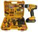 DeWalt шуруповерт акумуляторний 36V + 40 інструментів, 2 АКБ 5Ah DWD36231 фото 2